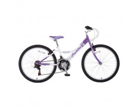 24" Wheel Melody Girls Bike for ages 7 to 11 Purple White